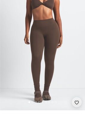 NIKE SKIMS High-waist 26”  Sculpting Leggings Dark Sepia